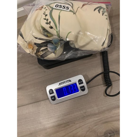 Zara Women Cream Floral Wide Leg Trouser Pant Size L - Picture 11 of 11